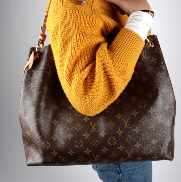 💕BEAUTIFUL Authentic Louis Vuitton Graceful Mm Monogram "PEONY Interior" - Picture 16 of 16